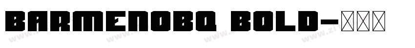 BarmenoBQ Bold字体转换